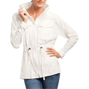 CAbi | White Wind Breaker Fairway Jacket